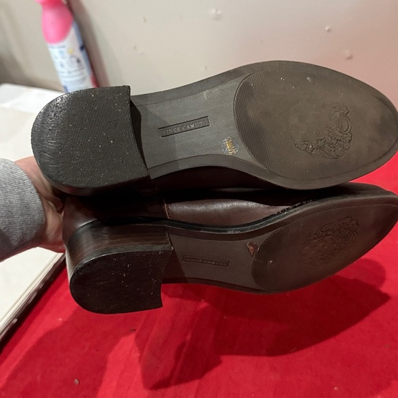 Vince Camuto Dark Brown Heeled Boots - Picture 5 of 5